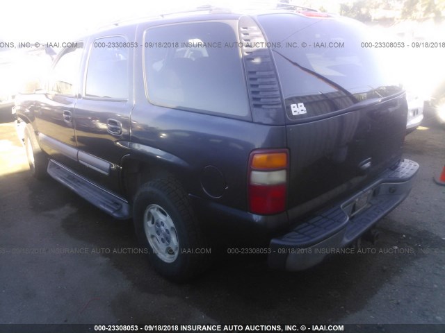 1GNEC13T73R150977 - 2003 CHEVROLET TAHOE C1500 GRAY photo 3