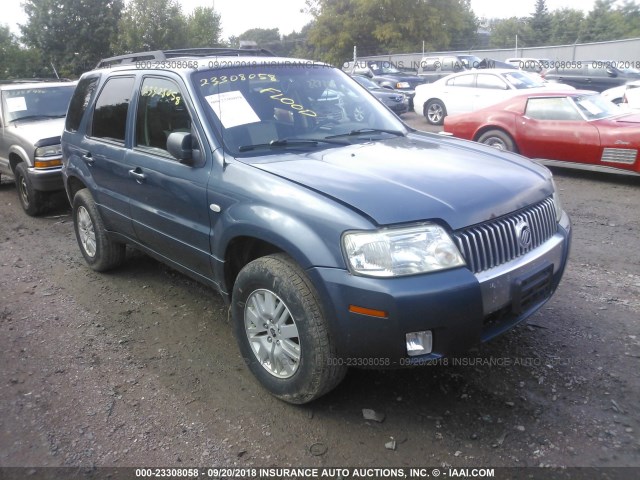 4M2YU57Z75DJ16623 - 2005 MERCURY MARINER BLUE photo 1