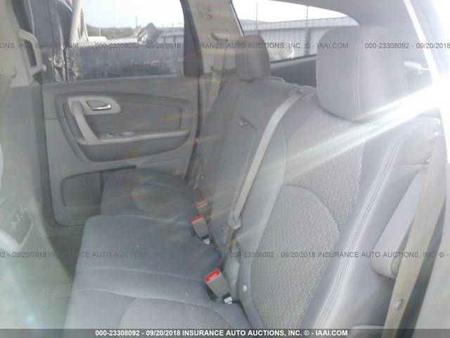 1GNLREED8AS114191 - 2010 CHEVROLET TRAVERSE LS BLUE photo 8
