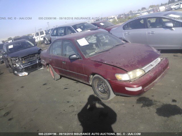 1NXAE09B3SZ282765 - 1995 TOYOTA COROLLA LE/DX BURGUNDY photo 1