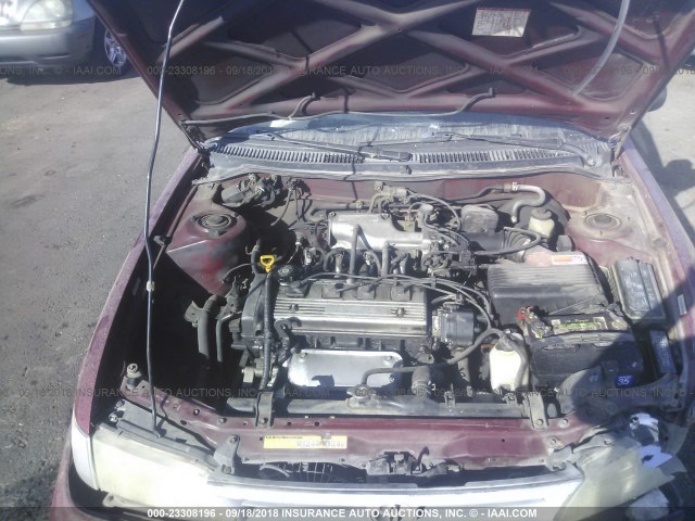 1NXAE09B3SZ282765 - 1995 TOYOTA COROLLA LE/DX 勃艮第红 照片 10