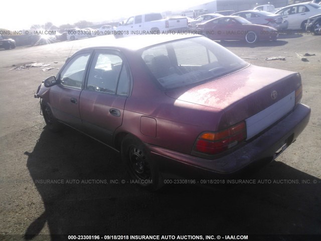 1NXAE09B3SZ282765 - 1995 TOYOTA COROLLA LE/DX 勃艮第红 照片 3