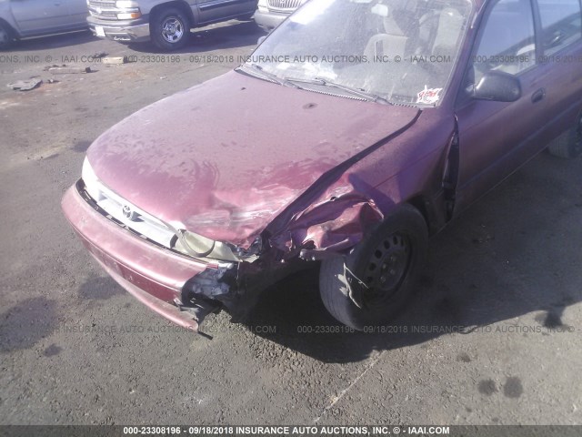 1NXAE09B3SZ282765 - 1995 TOYOTA COROLLA LE/DX 勃艮第红 照片 6