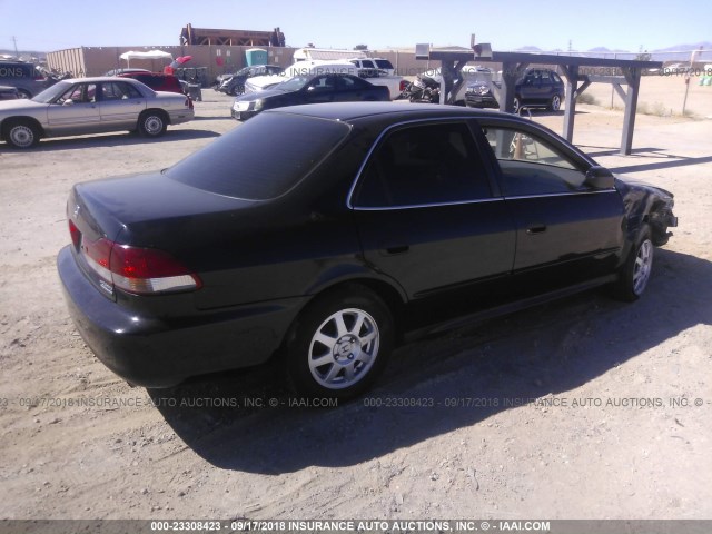 JHMCG66882C028718 - 2002 HONDA ACCORD EX/SE BLACK photo 4