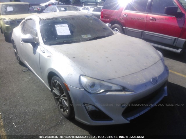 JF1ZNAA11D1701335 - 2013 TOYOTA SCION FR-S SILVER photo 1