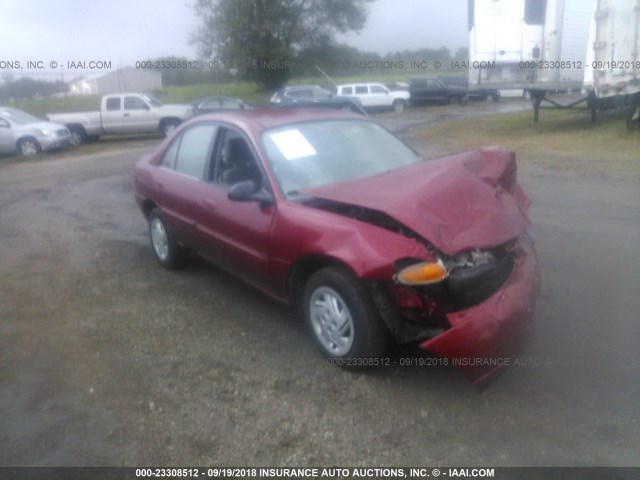 1FALP13P6VW267323 - 1997 FORD ESCORT LX/SPORT BURGUNDY photo 1