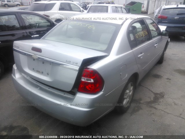 1G1ZT528X4F234527 - 2004 CHEVROLET MALIBU LS 银色 照片 4