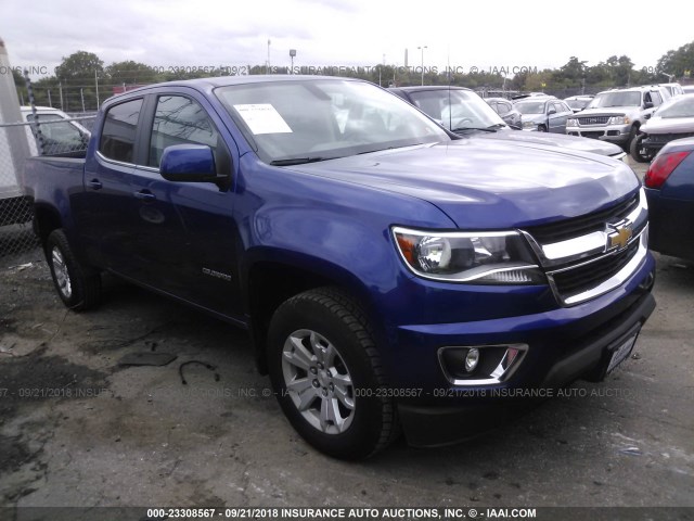 1GCGTCE38G1206858 - 2016 CHEVROLET COLORADO LT BLUE photo 1