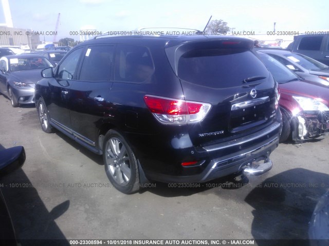 5N1AR2MM7FC711491 - 2015 NISSAN PATHFINDER S/SV/SL/PLATINUM BLACK photo 3