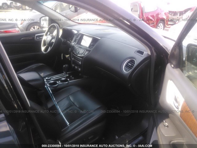 5N1AR2MM7FC711491 - 2015 NISSAN PATHFINDER S/SV/SL/PLATINUM BLACK photo 5