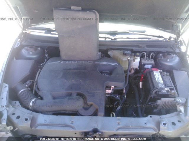 1G1ZH57B39F228789 - 2009 CHEVROLET MALIBU 1LT GREEN photo 10