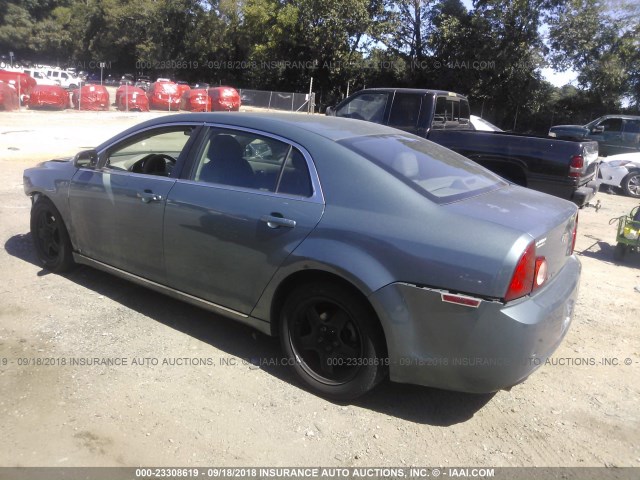 1G1ZH57B39F228789 - 2009 CHEVROLET MALIBU 1LT GREEN photo 3