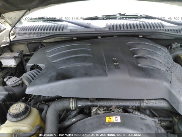 5LMEU78H43ZJ34872 - 2003 LINCOLN AVIATOR 奶油色 照片 10