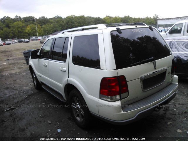 5LMEU78H43ZJ34872 - 2003 LINCOLN AVIATOR 奶油色 照片 3