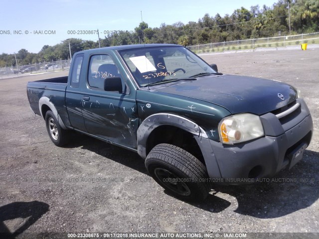 1N6DD26S32C319983 - 2002 NISSAN FRONTIER KING CAB XE GREEN photo 1