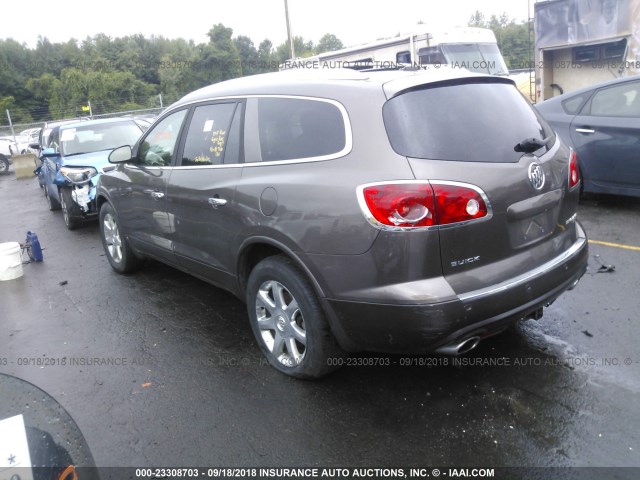 5GAEV23758J245900 - 2008 BUICK ENCLAVE CXL BROWN photo 3