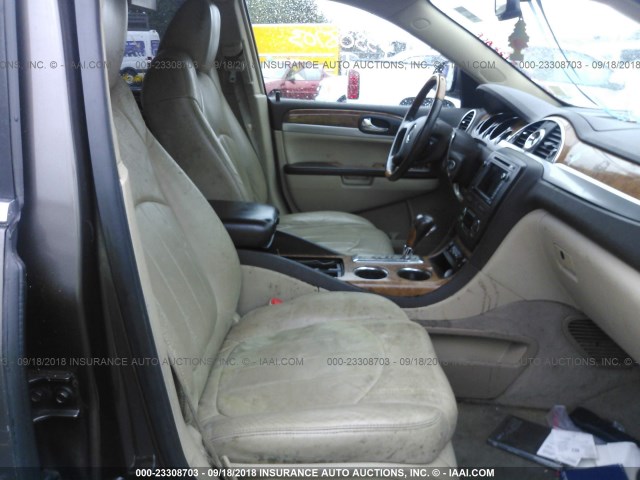 5GAEV23758J245900 - 2008 BUICK ENCLAVE CXL BROWN photo 5