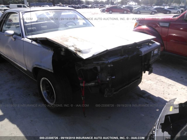 3GCCW80Z7FS919603 - 1985 CHEVROLET EL CAMINO GRAY photo 6