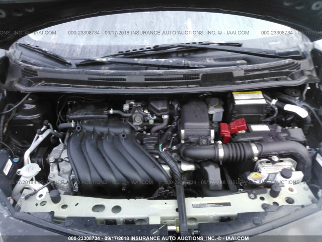 3N1CE2CP4GL379992 - 2016 NISSAN VERSA NOTE S/S PLUS/SV/SL/SR BLACK photo 10