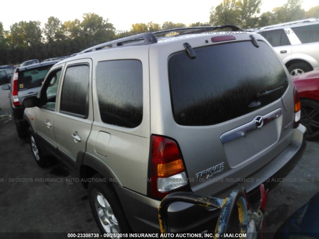 4F2YU09121KM49995 - 2001 MAZDA TRIBUTE LX/ES ბეჟი ფოტო 3