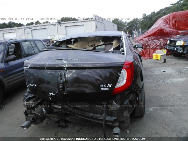 1LNHL9EK2DG605803 - 2013 LINCOLN MKS BLACK photo 6