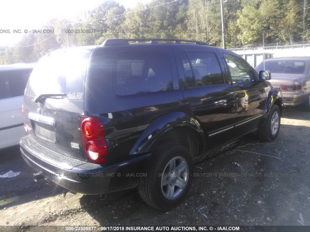 1D8HB58D34F207343 - 2004 DODGE DURANGO LIMITED BLACK photo 4