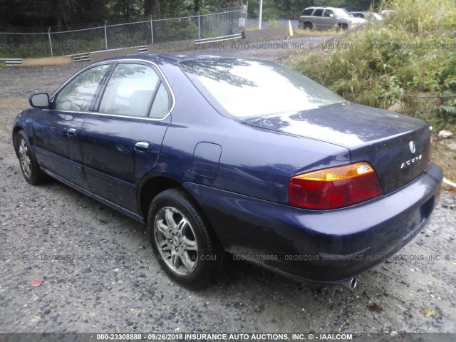 19UUA5669YA010119 - 2000 ACURA 3.2TL BLUE photo 3