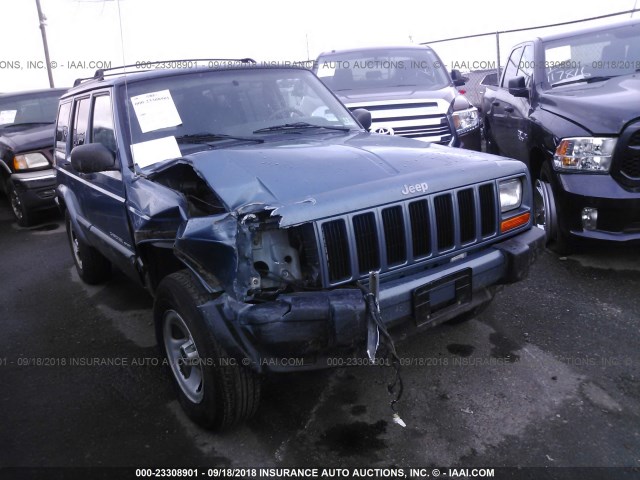 1J4FF68S2XL671058 - 1999 JEEP CHEROKEE SPORT/CLASSIC BLUE photo 1