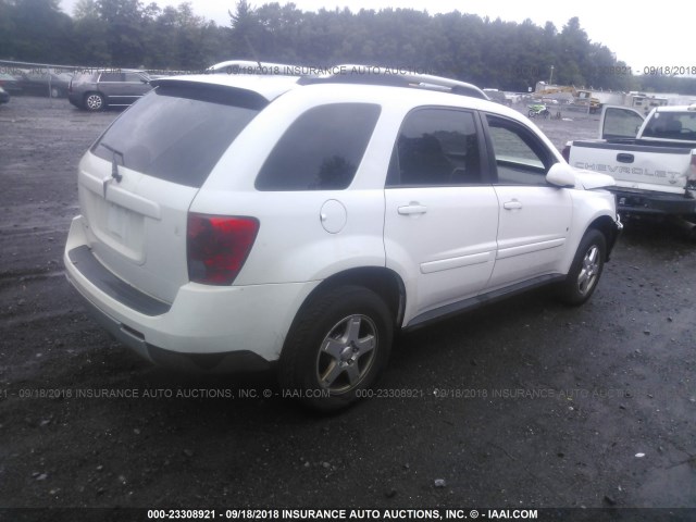 2CKDL33F196215376 - 2009 PONTIAC TORRENT WHITE photo 4