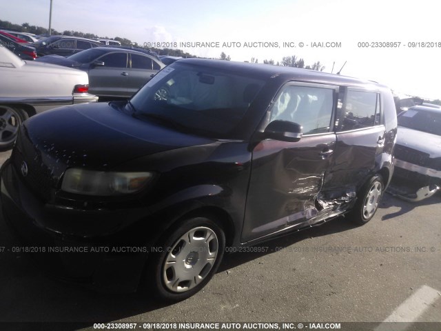 JTLKE50E581024792 - 2008 TOYOTA SCION XB Burdeos foto 6