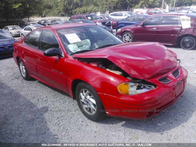 1G2NF52F02C137755 - 2002 PONTIAC GRAND AM SE1 RED photo 1