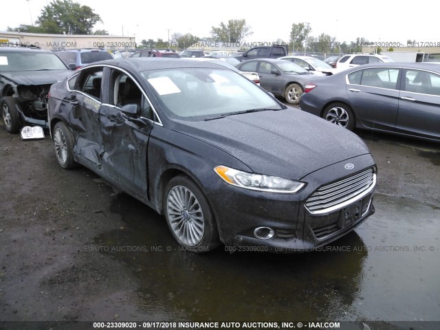 3FA6P0D9XDR106370 - 2013 FORD FUSION TITANIUM BLACK photo 1