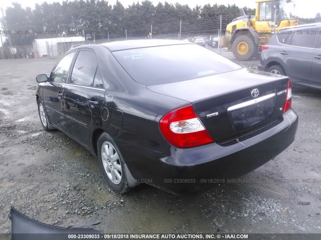 JTDBF30K020016650 - 2002 TOYOTA CAMRY LE/XLE/SE Қара фото 3