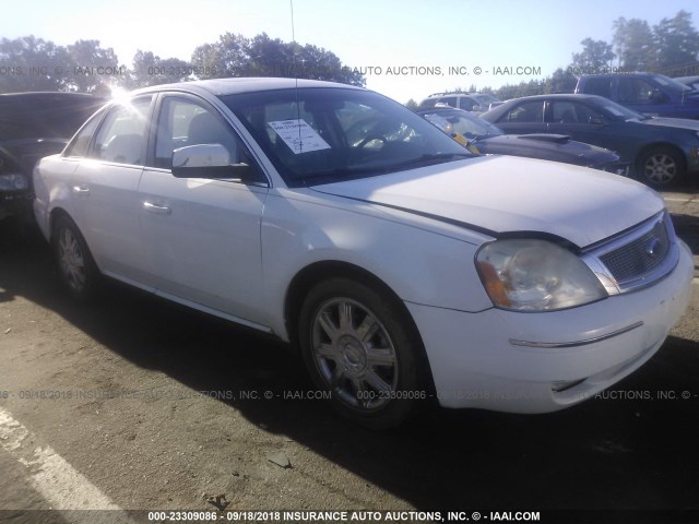 1FAHP24117G123567 - 2007 FORD FIVE HUNDRED SEL WHITE photo 1