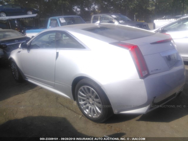 1G6DL1ED7B0110401 - 2011 CADILLAC CTS PERFORMANCE COLLECTION Серебристый фото 3