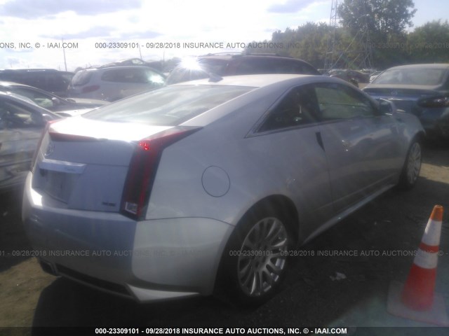 1G6DL1ED7B0110401 - 2011 CADILLAC CTS PERFORMANCE COLLECTION SILVER photo 4