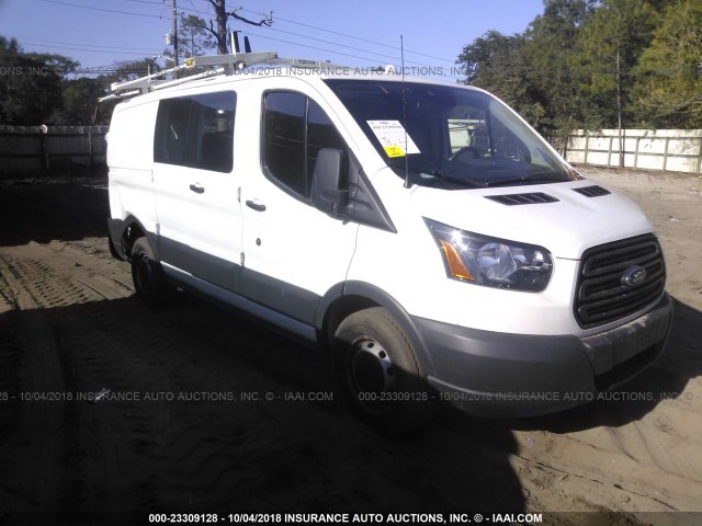 1FTYE1ZM7HKA84673 - 2017 FORD TRANSIT T-150 WHITE photo 1