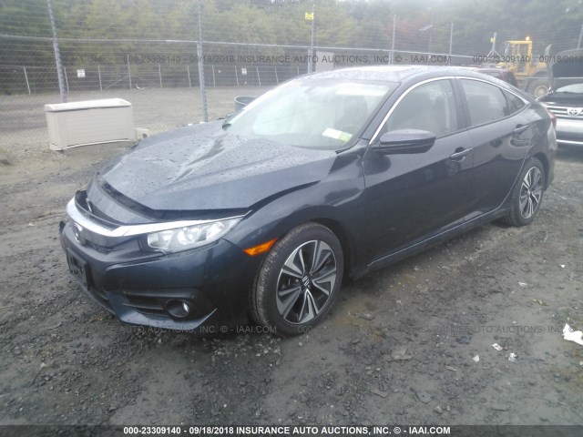 19XFC1F7XHE201984 - 2017 HONDA CIVIC EXL 蓝色 照片 2