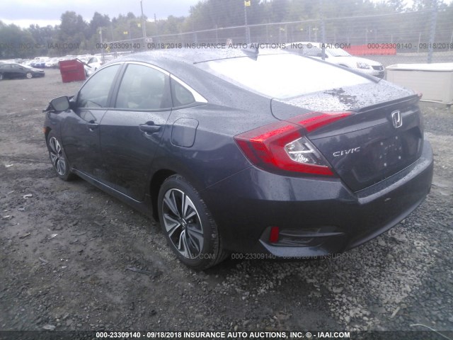 19XFC1F7XHE201984 - 2017 HONDA CIVIC EXL 蓝色 照片 3