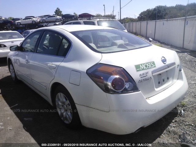 1N4AL21E79N544163 - 2009 NISSAN ALTIMA 2.5/2.5S WHITE photo 3