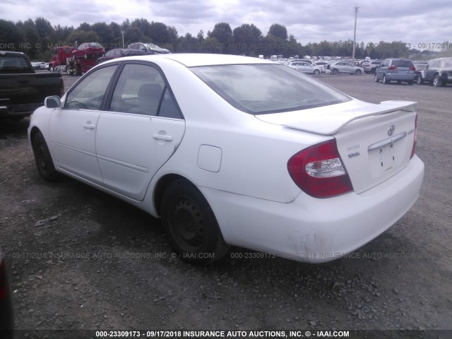 JTDBE32K120009206 - 2002 TOYOTA CAMRY LE/XLE/SE Ağ foto 3