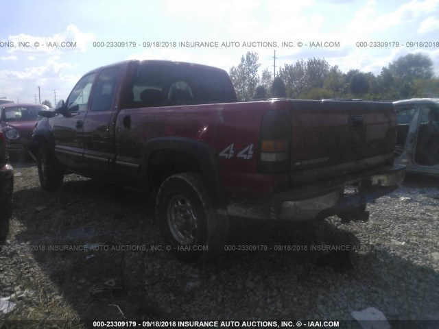 1GCGK29U82Z112697 - 2002 CHEVROLET SILVERADO K2500 RED photo 3