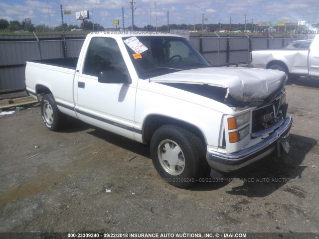 1GTEC14W3VZ501484 - 1997 GMC SIERRA C1500 WHITE photo 1