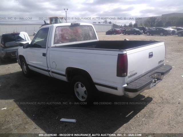 1GTEC14W3VZ501484 - 1997 GMC SIERRA C1500 WHITE photo 3