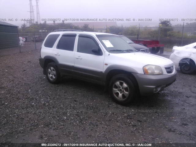 4F2CZ06123KM08480 - 2003 MAZDA TRIBUTE ES WHITE photo 1