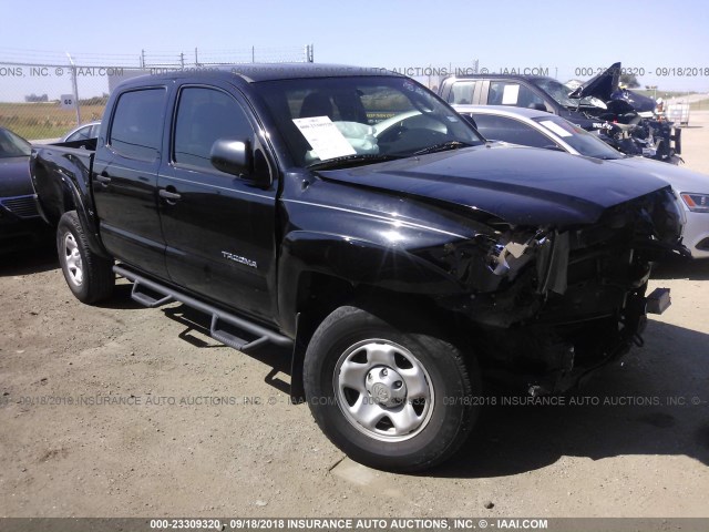 5TFJX4GN0CX007244 - 2012 TOYOTA TACOMA DOUBLE CAB 黑色 照片 1