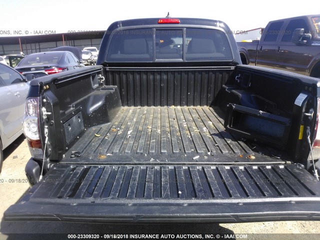 5TFJX4GN0CX007244 - 2012 TOYOTA TACOMA DOUBLE CAB 黑色 照片 8