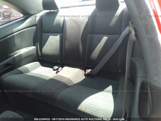 1HGEM22155L069690 - 2005 HONDA CIVIC DX VP RED photo 8