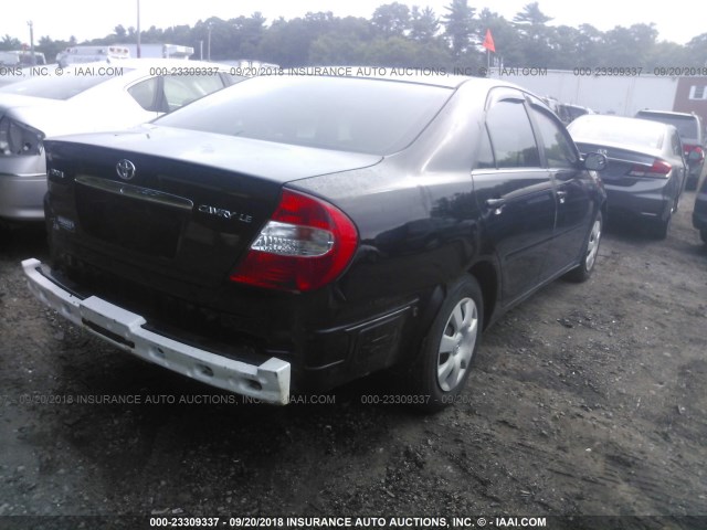 JTDBE32K840272604 - 2004 TOYOTA CAMRY LE/XLE 黑色 照片 4