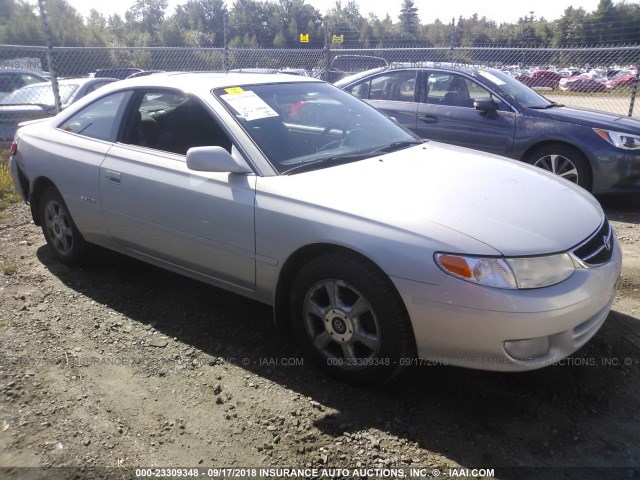 2T1CF22PX1C435696 - 2001 TOYOTA CAMRY SOLARA SE/SLE ვერცხლისფერი ფოტო 1